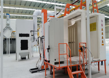 Full Automatic Green PVC Powder Coating Line , Wire Mesh Coating Production Line